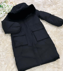 Black winter coat