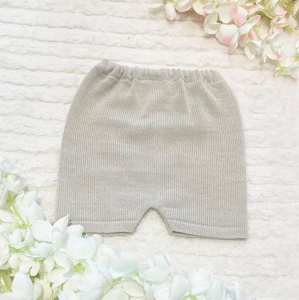 Beige knitted set