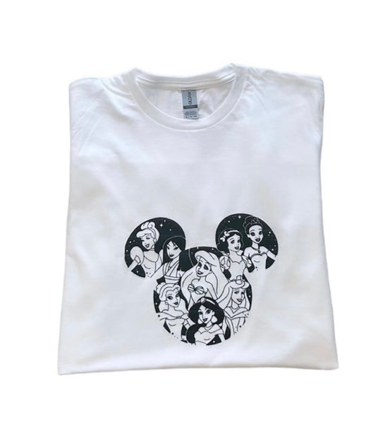 Black and white Disney t-shirt
