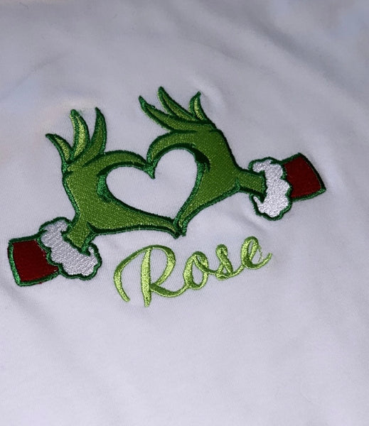 Love grinch design T-shirt