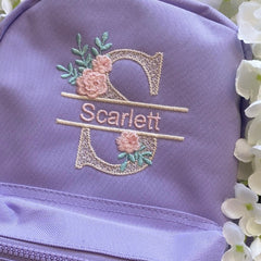 Personlised Lilic Backpack