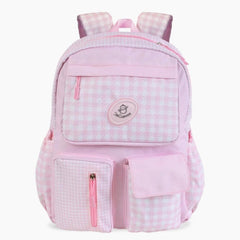 Decuevas Pink Gingham Backpack