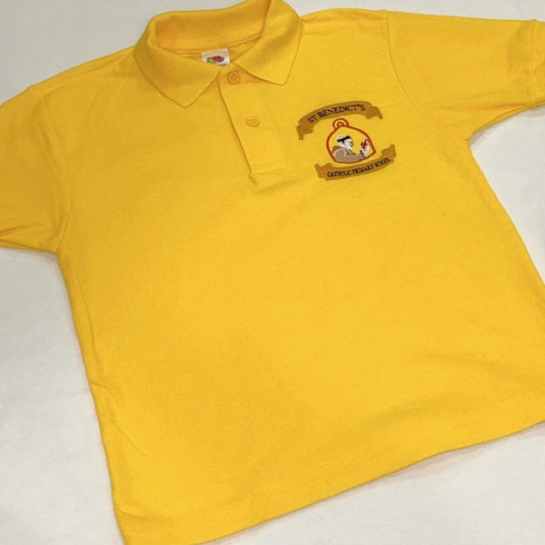 St Benedict’s Yellow Polo Tshirt