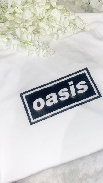 White Oasis Traditional T-shirt