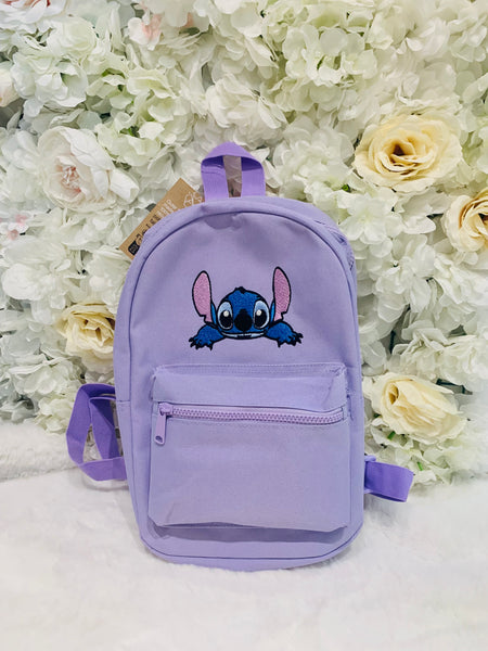Lilac Stitch backpack