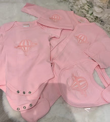Pink Hot air balloon 5 piece set