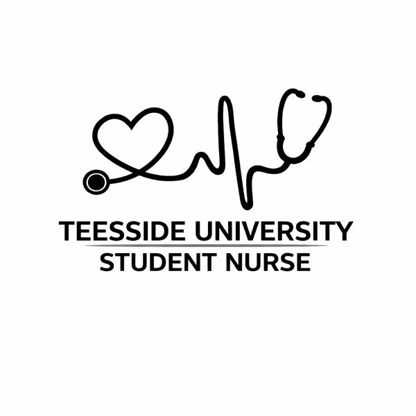 Teesside University White Heart Navy Fleece
