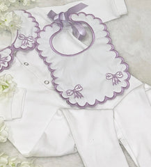 Traditional lilic bow 2 piece handmade set