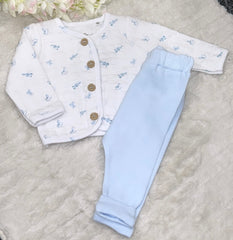 Rocking horse two piece set with buttons