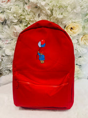 Paddington bear red backpack