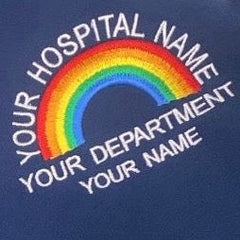 Rainbow Navy Fleece
