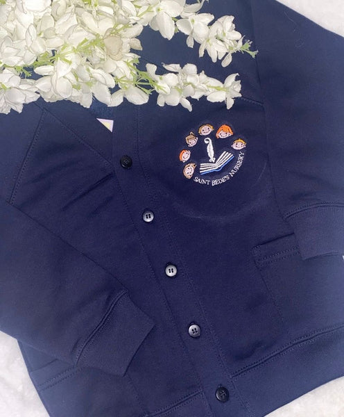 Saint Bede’s nursery cardigan