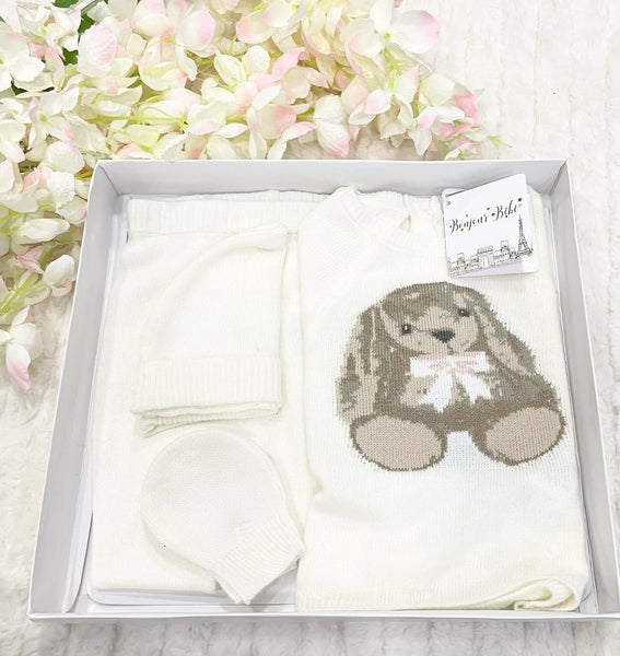 Bunny knitted box set