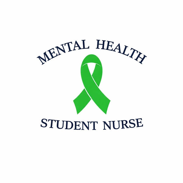 Mental Health Ribbon Navy Fleece