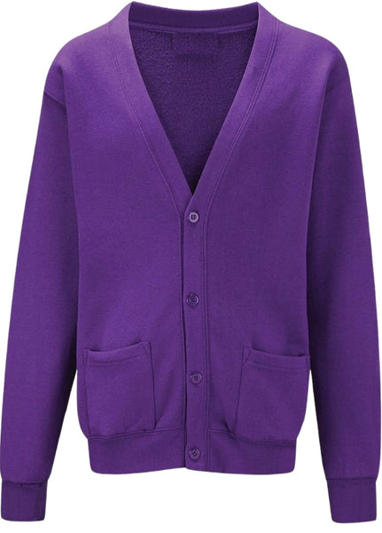 Purple Caedmon Primary School Cardigan Blue Circle
