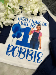 White and Navy Pyjamas