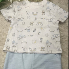 Toy print T shirt and jogger set