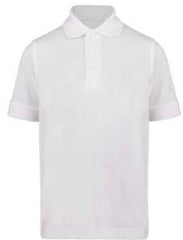 White Wheatlands Primary School Polo Tshirt