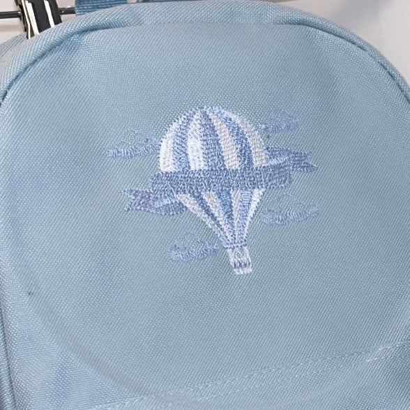 Personalised Baby Blue Backpack