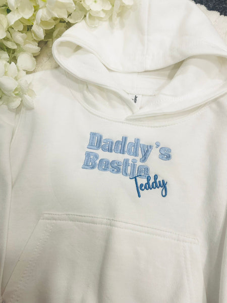 Daddys bestie boys hoodie