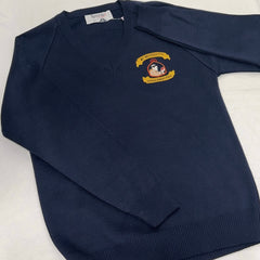 St Bendicit's Catholic Primary School KNITTED V-neck jumper