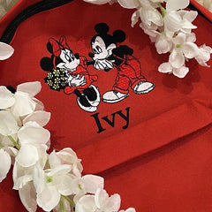 Personalised Red Backpack