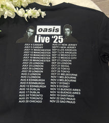Oasis tour date t-shirt