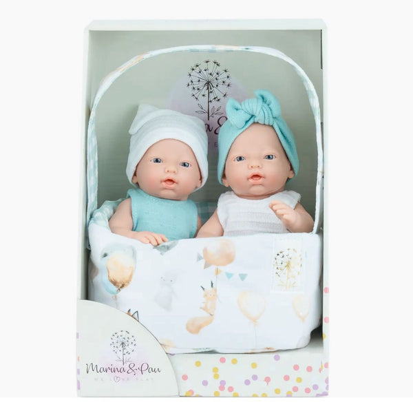 Antonia and Anya Mini Baby Doll Twins