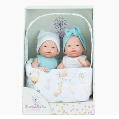 Antonia and Anya Mini Baby Doll Twins