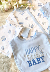 5 piece hanging gift set blue (happy little baby)