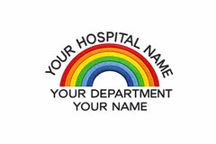 Rainbow Black Fleece