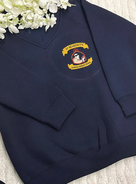 St benedicts catholic Primary V NECK SWEATSHIRT School Jumper’s