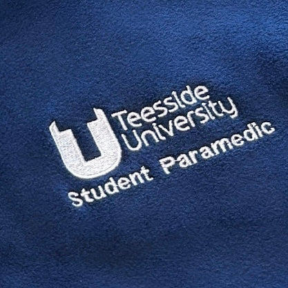 Teesside University Student Paramedic Navy Fleece