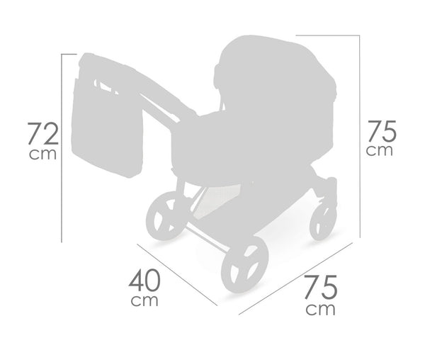 Convertible 3x1 Doll Pram Sophie Collection