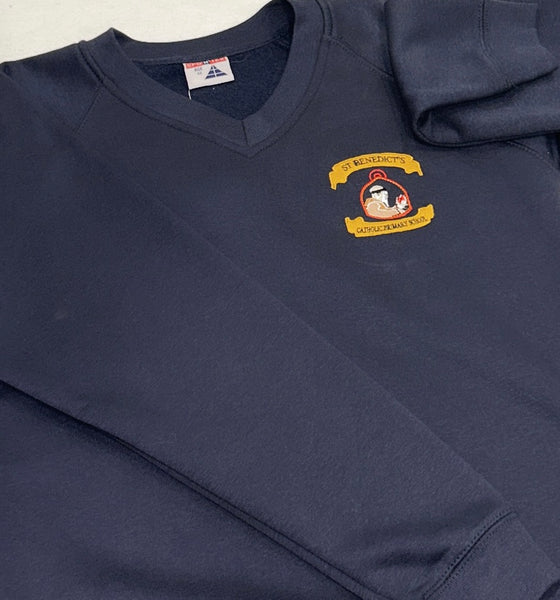 St Benedict's Catholic Primary School V-Neck Sweatshirt School Jumper’s