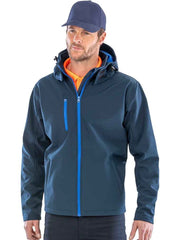 Male hospital soft shell jacket