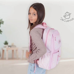 Decuevas Pink Gingham Backpack