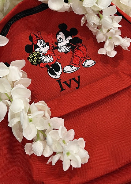 Regular Red Disney backpack