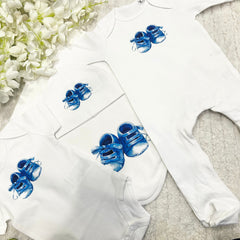Blue Bootie Four Piece Set