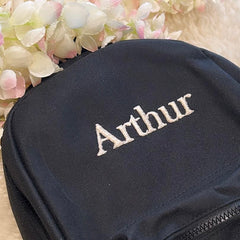 Personlised Black Backpack