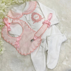 Pink Traditional Three Piece Set