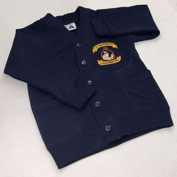 St Benedict's catholic Primary School SWEATSHIRT MATERIAL cardigan