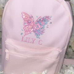 Personlised Pink Backpack