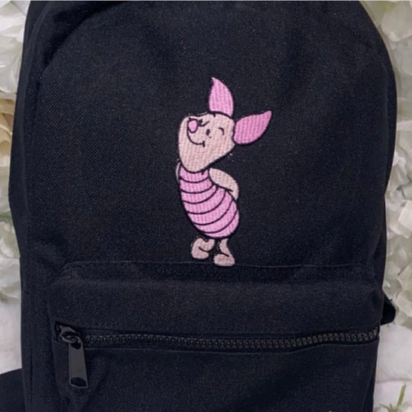 Personlised Black Backpack
