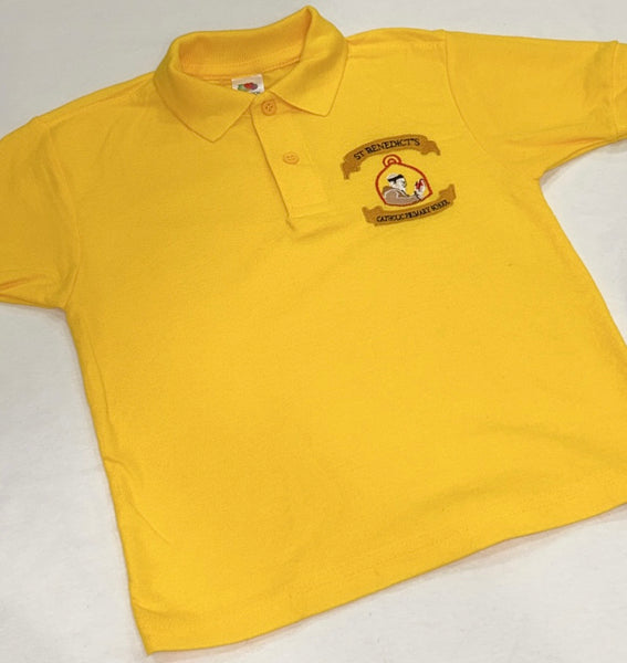 St Benedict’s Yellow Polo Tshirt