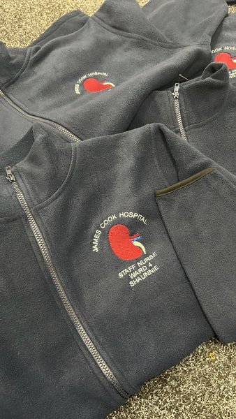 Kidney Navy Fleece