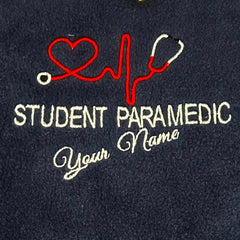 Student Paramedic Stethoscope Navy Fleece