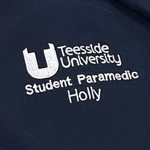Teesside University Student Paramedic Navy Zoodie