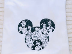 Black and white Disney t-shirt
