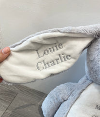 Personalised bunny with floppy ears